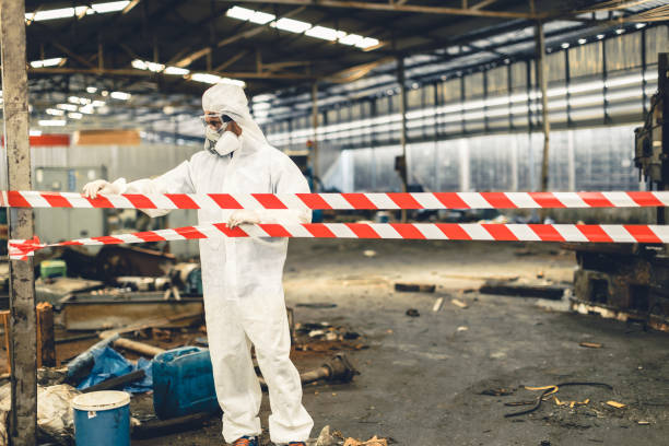 Professional Biohazard technician working in Summerland, CA